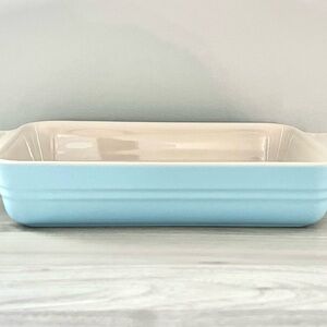 Le Creuset Rectangular Stoneware Dish | Sky Blue | 25cm